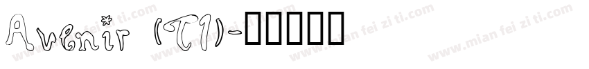 Avenir (T1)字体转换